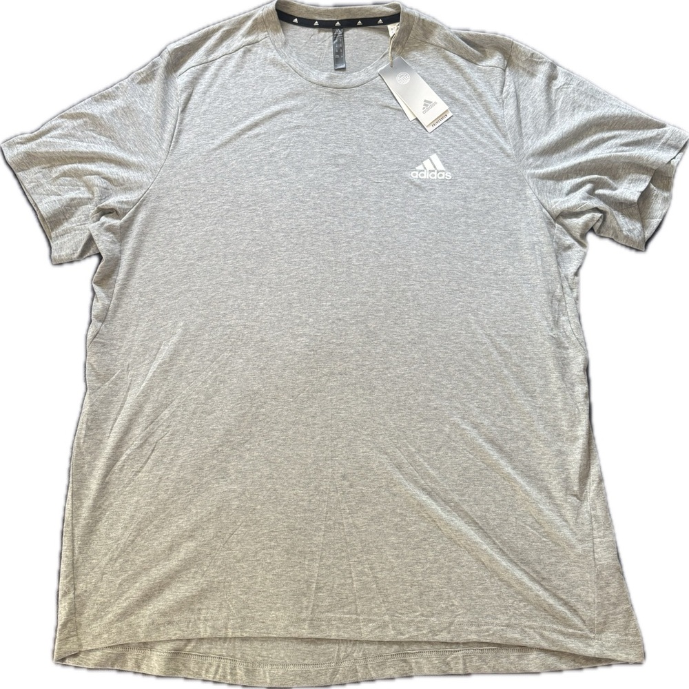 Adidas Gray Short Sleeve Tee Casual Comfort